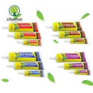 ZILUOLAN Universal Adhesive, Transparent Black 15/50/110ml Repair Border Glue, Traceless T8000 B7000