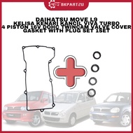 DAIHATSU MOVE L9 KELISA KENARI KANCIL VIVA TURBO 4 PISTON 16V TWIN CAM VALVE COVER GASKET + PLUG SET