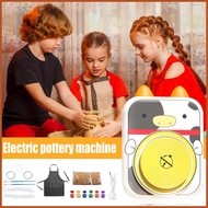 Pottery Wheels & Accessories Ceramic Wheel USB Pottery Wheel Kit With Cow Design Electric Pottery Ki