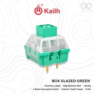 Kailah Box Glazed Green Pre-Bedroom mechanical keyboard switch (Clicky)