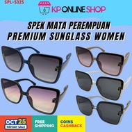 KOREAN STYLE SUNGLASSES WOMEN BIG FRAME SPEC VIRAL CERMIN MATA HITAM WANITA SPEK MATA PEREMPUAN READ