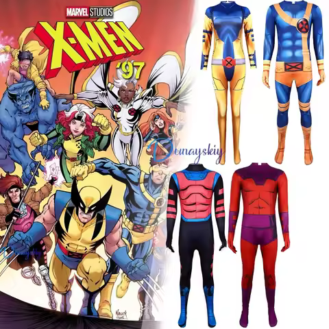 Fall Cosplay Out Gambit Remy Etienne LeBeau Cosplay Jumpsuit XMEN 97 Costume Zentai Suit Superhero H