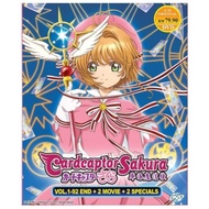 CARDCAPTOR SAKURA VOL.1-92 END + 2 MOVIES + 2 SP DVD