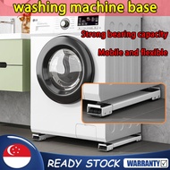 SG [READY STOCK] Washing Machine Base With 360 Wheels Fridge Roller Base Washing Machine Stand Refrigerator Stand