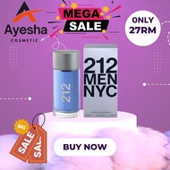 ORI REJECTED_Carolina_Herrera 212 Men NYC Perfume For Men 200Ml Minyak Wangi Laki