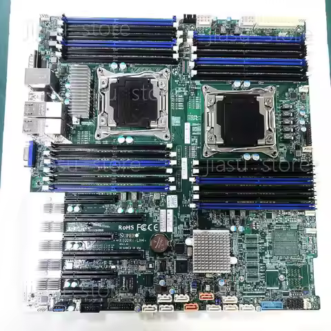 Supermicro X10DRI-LN4+ dual-socket X99 2011-3 motherboard C612 supports E5 V3/V4 server DDR4