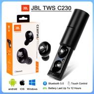 JBL C230 TWS Bluetooth Earphones Wireless Stereo Earbuds In-ear Headphone With Mic and Charging Box