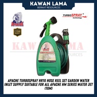 APACHE TurboSpray HR10 Hose Reel Set Garden Water Inlet Supply Suitable for All APACHE HM Series Wat