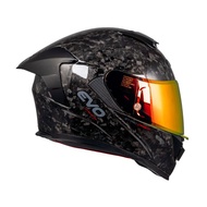 EVO GT-PRO Carbon Series Full Face Dual Visor Helmet With Free Clear Lens