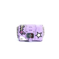 Versace 紫色 拼布相機包 兩用包