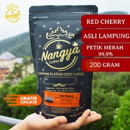 MERAH Lampung Robusta Coffee 200 grams 99% Red Pick Red Cherry Nangya Coffee 100% Original Coffee