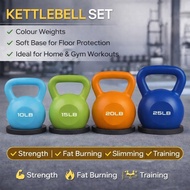 Kettlebell 10lb 15lb 20lb 25lb/ Colour Weights Dumbbell Sports Fitness Gym Slimming / Women Fitness 