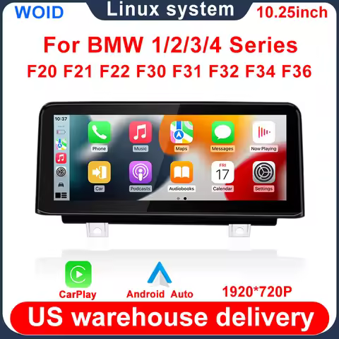 For BMW 1/2/3/4series F20 F21 F22 F23 F30 F31 F32 F33 F34 F36 Wireless Carplay Android Auto Car Mult