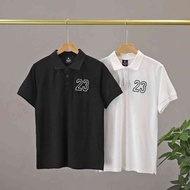 HR-3006# AIR JORDAN 23號字母LOGO AJ男子運動短袖T恤Polo衫 M L XL