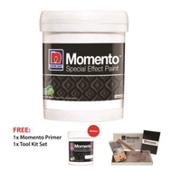 NIPPON PAINT MOMENTO® Textured Series-Elegent (FREE Momento Toolkit+Primer)