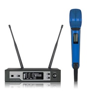 ระบบการแสดงบนเวทีแบบ SKM9100ของ NTBD ฮิปฮอปปาร์ตี้ระบบไมโครโฟนไร้สายแบบมืออาชีพ KTV Rap UHF ชุดหูฟัง