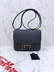 Hermes Constance 24 石板灰琺瑯扣 Stamp G