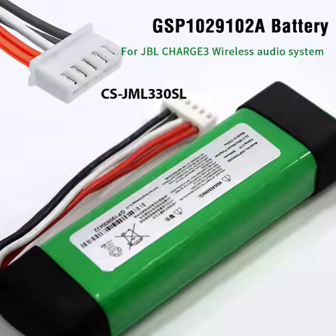For JBL Charge3 Charge 3 Speaker Battery Replacement JBLCharge3 GSP1029102A 6500mAh 330SL Batteries