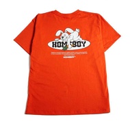 HOMEBOY เสื้อยืดผู้ชาย เสื้อ OVERSIZE เสื้อเท่ๆ เสื้อยืดสีพื้น HB.CARROTS.C-ORANGE