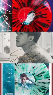 張敬軒 vibes 爆花膠 senses inherited 白膠 morph爆花膠 限量版黑膠