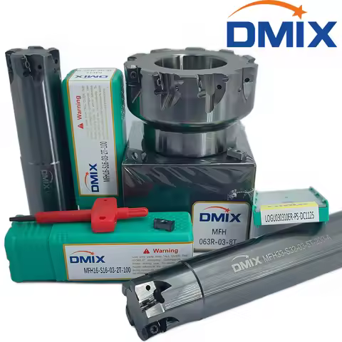 DMIX MFH03R fast feed milling cutter head MFH is suitable for LOGU03 hard alloy milling insert pin m