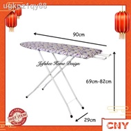 JFH IRON BOARD / Height Adjustable &amp; Foldable Ironing Board - Random Design &amp; Colour