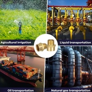 Top 2Pieces  Pressure Brass Adapter G1 2 BSP Female To 1 2Inch NPT Male Thread