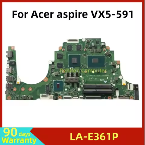 C5PM2 LA-E361P For Acer aspire VX5-591 VX5-591G N16C7 Laptop Motherboard with I5-7300HQ I707700HQ CP