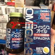 {Genuine - Real Images} Omega 3 fish oil Orihiro fish oil, Omega 3 EPA &amp; DHA Orihiro 180 Japanese Domestic Capsules