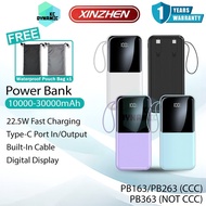 【3C Certified】Xinzhen PB163 (CCC) 10000mAh Powerbank Xinzhen PB263 (CCC) 20000mAh Powerbank PB363 30