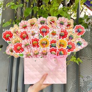 [October 20 GIFT] Cute lollipop flower basket Set - gift for children on October 20, Christmas, birt