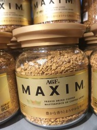 零食食品) Maxin AGF 珈琲店 日本咖啡 日本特濃咖啡 80g coffee powder  咖啡粉 藍蓋 金蓋 返貨•