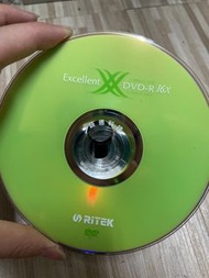 RiTEK 錸德 16x DVD-R 空白光碟片 燒錄片 X版 2代