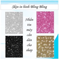 Bling Bling printed sticker (message machine name to shop)