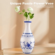 3D Jigsaw Vases DIY Living Room Decor Flower Arrangements Home Decor Gift Toys DIY Home Decor Flower