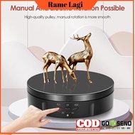 Photography Rotating Display Stand Turntable 6 in 1 14.5cm - QM1047 - Black - 7RCS6GBK