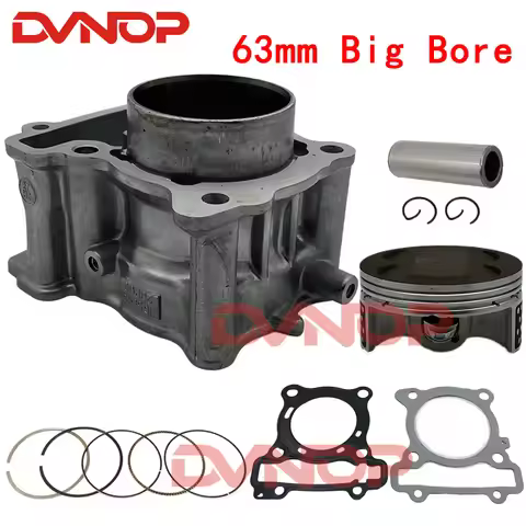 Scooter N-MAX 63mm Big Bore Racing Cylinder Kit for Yamaha NMAX N max Nmax 155 Aerox TRICITY R15 NVX