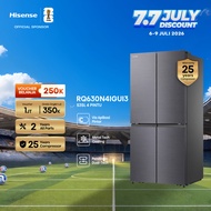 Hisense Kulkas 4 Pintu - RQ630N4IGUI3 - 535L Capacity - Refrigerator - inverter Pro