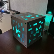 Minecraft Ore NAS Chassis Front Open Motherboard Top Dual PCIE/17~19 Motherboard sfx/1U Power Supply