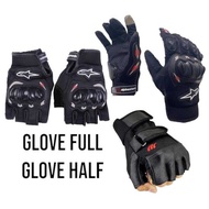 GLOVE MOTORCYCLE GLOVE HALF FOR RIDING GLOVE FULL BIASA GLOVE UNTUK RIDE MOTOR SARUNG TANGAN SEPARUH