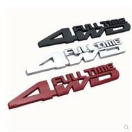 6VYV Car Four-Wheel Drive Off-Road Vehicle Sticker Metal 4WD Car Logo Wrangler Guide Modified Car Ta