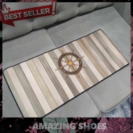 Amazing SHOES A27 - Desk Pads [27 Ship Rudder] Large Size 70x30cm 3mm Thick, Easy To Mouse c