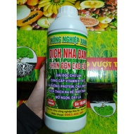 Dịch nha đam phân bón cao cấp giải độc cho lan cung cấp vitamin B1 B12 kích rễ mập thân lọ 1 lít