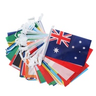 100 Country Flag 100pcs Country Flag/ World Country Flag Renceng Flag Renceng Decoration For