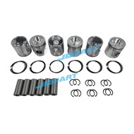 Best Quality D7E Engine Piston Set With Piston Ring For Volvo Engine Parts