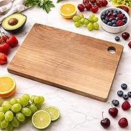 Canadian Maple Handmade Maple Cutting Board 15"x9" Butcher Block – Wood Meat Cutting Board – Heavy D