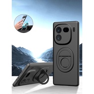 iQOO 12 iQOO12 iqoo12 Hard Frosted Case Anti Fingerprint Sweatproof Auto Suction Cover Shockproof An