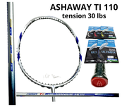 raket badminton ashaway ti 110 titanium mesh raket badminton murah