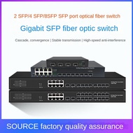 Gigabit Fiber Optic Switch SFP Fiber Optic Transceiver 16SFP+9RJ45/8SFP+2RJ45