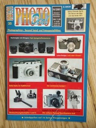 2001年  PHOTO Deal  35Photographica  Second hand  under Fotospezialitaeten 古典二手相機鏡頭專題雜誌內文是德文， 黑白和彩色印刷